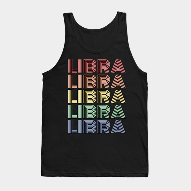 Colorful Libra zodiac design! Tank Top by euheincaio